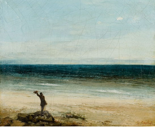 Le bord de mer à Palavas, Gustave Courbet